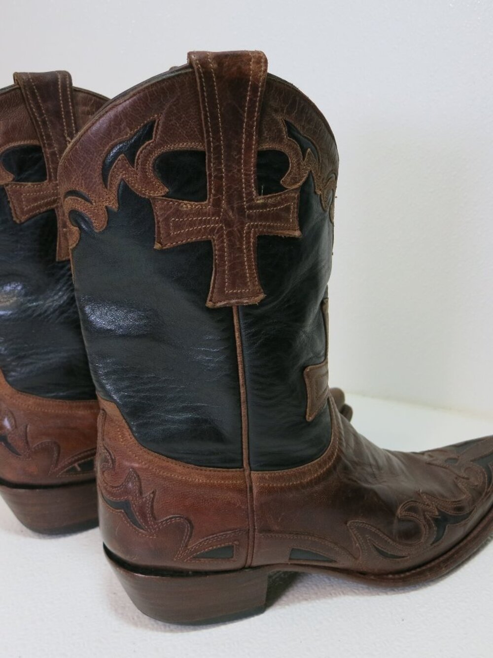 Old Gringo Cross Snip Toe Leather Western Cowgirl Cowboy Boots Footwear Mexico 9 - Picture 4 of 7